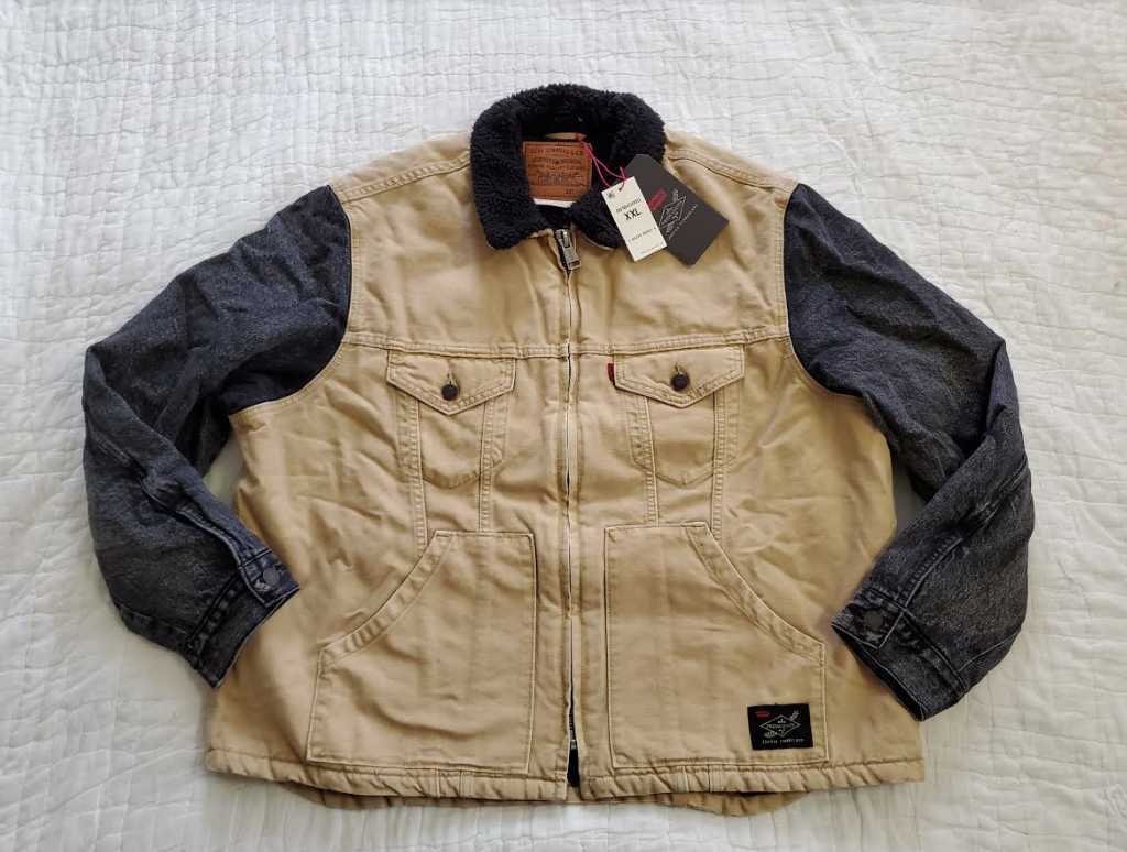 CANVAS JEAN TRUCKER JACKET | eBay