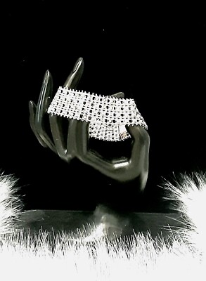 MILOR Italy   925 (Nothing But Gorgeous  )  1''W + 7.5''L Bracelet 38gm   Ap4 