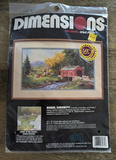 Dimensions No Count Cross Stitch Rural Serenity Sealed Package