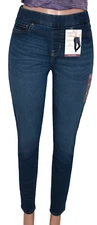 SIGNATURE BY LEVI STRAUSS Women's Sz 8 TOTALLY SHAPING PULL ON SKINNY GOLD LABEL