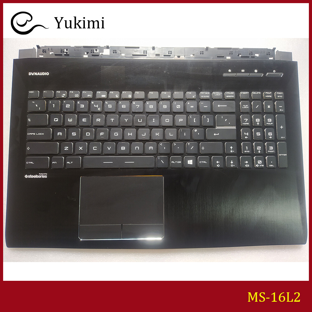 MS-16L2 FOR MSI GT62 GT62VR C Shell Upper Palmrest Keyboard RGB Backlit  Touch