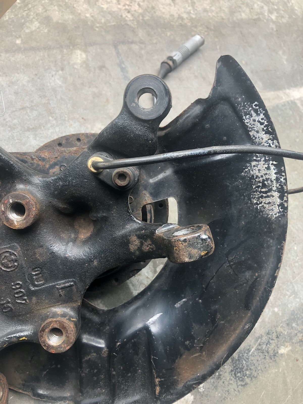 BMW E36 M3 S52 LEFT FRONT SPINDLE HUB ASSEMBLY 31212227907 R7S4 | eBay 