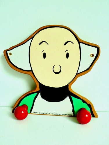 BÉCASSINE PORTE-MANTEAU BOIS VILAC HACHETTE/GAUTIER LANGUEREAU 1993  BON ÉTAT  - Foto 1 di 3