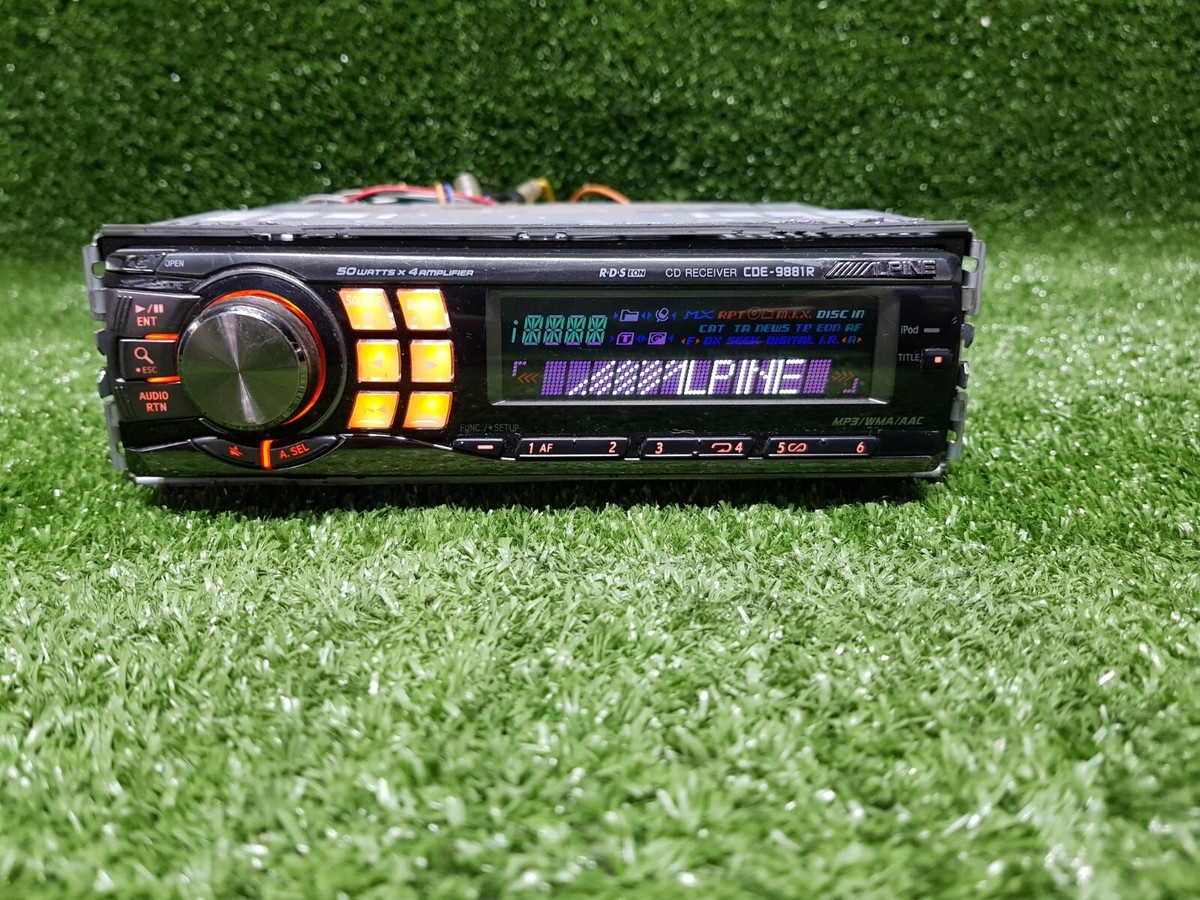 Alpine Cde-9881r Alpine Cde9881r Original Car Radio | eBay