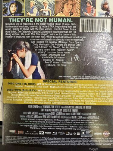 Humanoids Of The Deep 4K UHD + Region A Blu Ray USA Import In Stock WITH SLIP - Picture 2 of 2