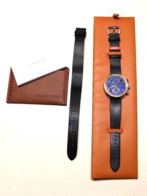Men's watches Japanese brand Masterworks Leather Strap Luxury