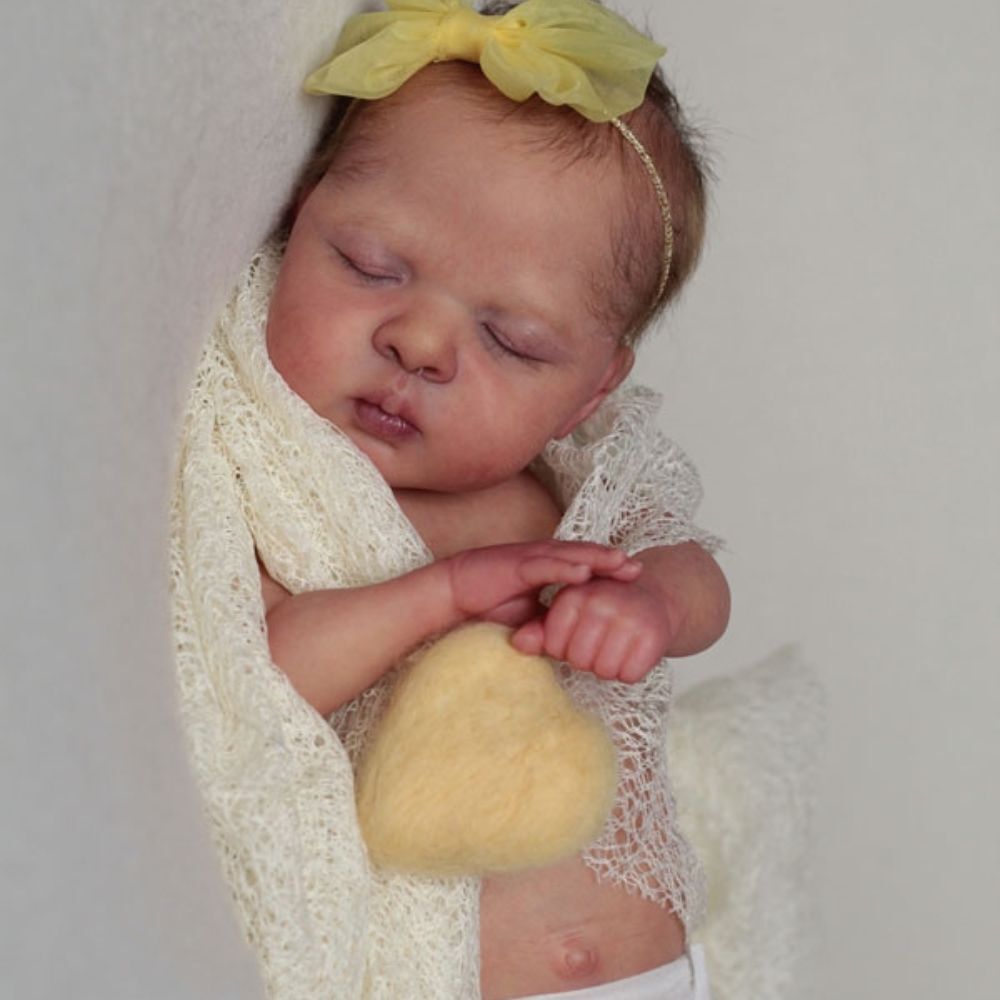 Mini bebe reborn kit Luna 12 Inches Reborn Baby Vinyl Doll Kit