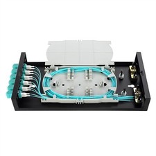 Optic Fiber Termination Box LC Duplex Box Cable 6 Port Wall Mount Fiber Enclosur