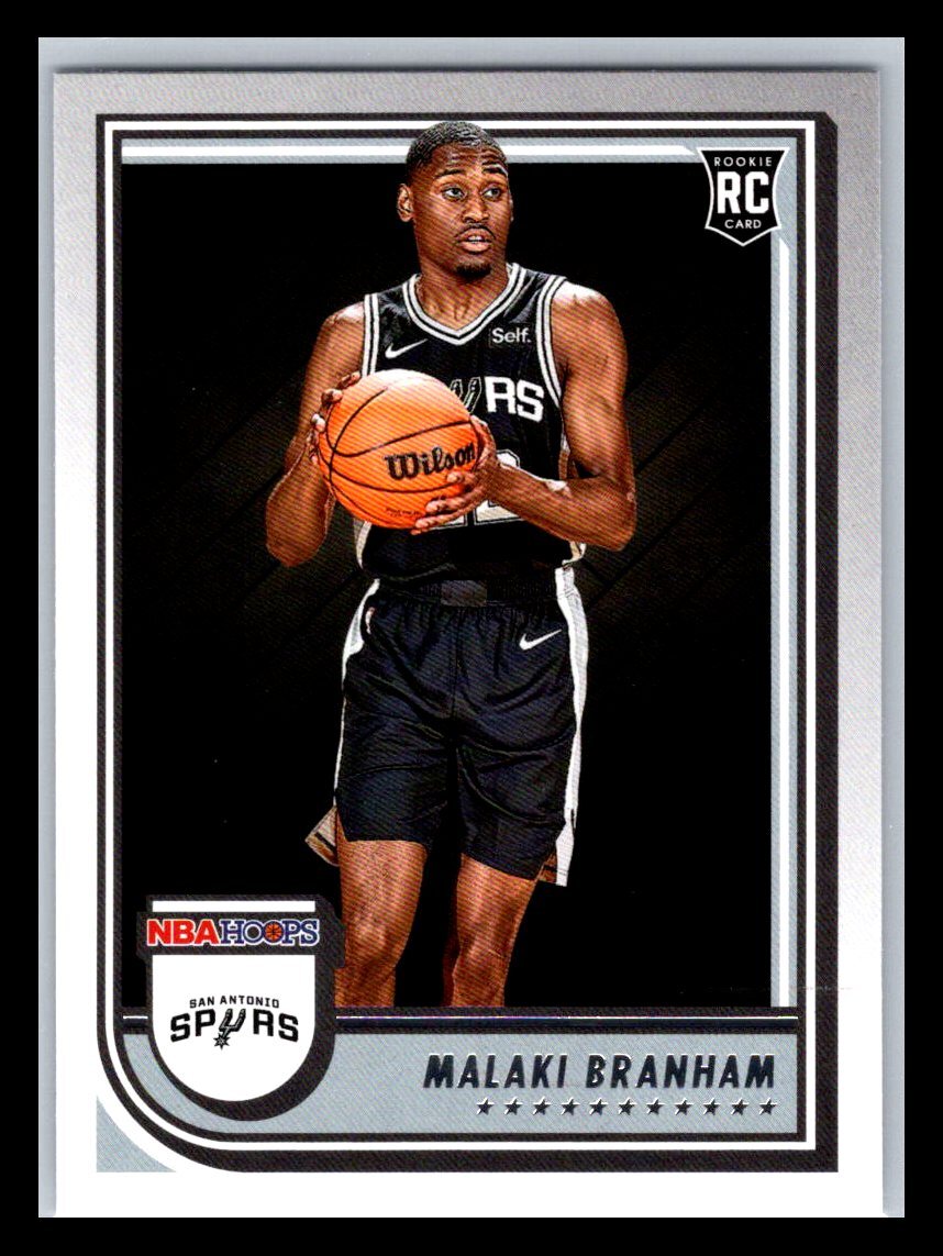 2022 Panini Hoops Basketball #250 Malaki Branham Spurs