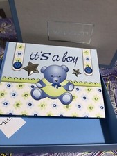 Album Portafoto Valenti Baby Blu con Stelle argento..