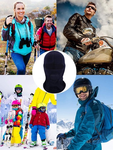 Balaclava Ski Mask Cold Weather Full Face Mask Windproof Warmer Face Cover Scarf - Picture 11 of 16