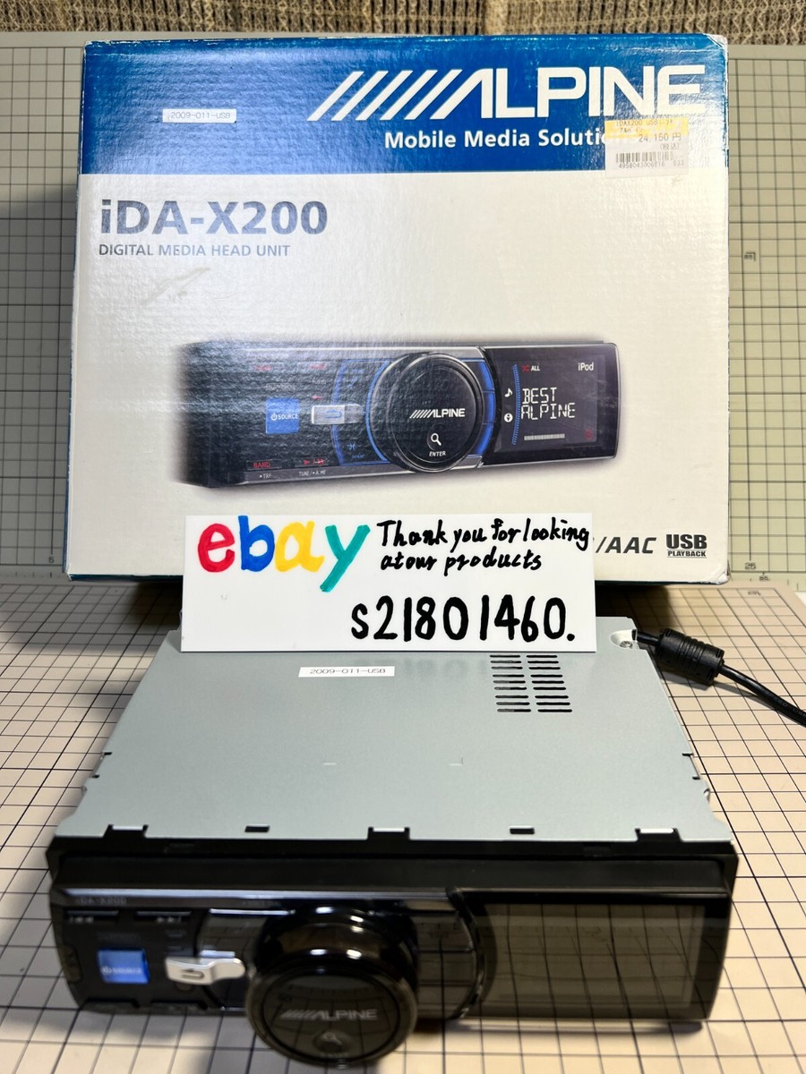 ALPINE iDA-X200 デジタルメディアレシーバー Alpine iDA-X200 Digital Media Receiver Stereo AM/FM Radio