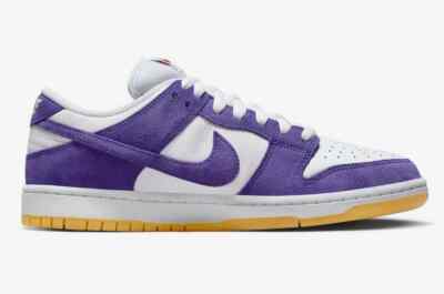 Nike SB Dunk Low Pro ISO Orange Label Court Purple | DV5464-500 | EU 44 | NEU
