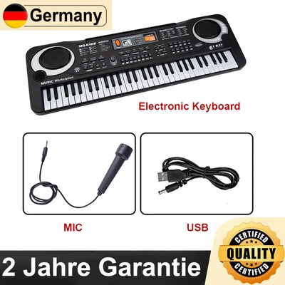 61 Tasten Digitale Musik Elektronische Tastatur Klavier Kinder Geschenk Xmas De Elektrische Keyboards Tasteninstrumente
