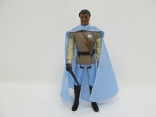 Stan Solo General Bando with blue cape and weapon. Vintage-style action figure