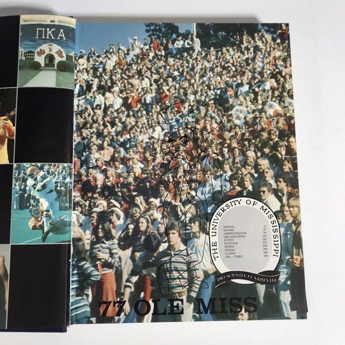 1977 Ole Miss Annual Yearbook Volume 83 Mississippi Colonel Reb Mascot - Picture 5 of 8