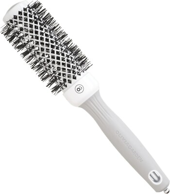 Olivia Garden Expert Blowout Shine White & Grey 35 mm