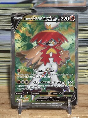 decidueye v pokemon card value Hisuian Decidueye V (Full Art) 173/189