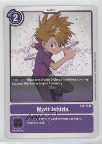 Juego de cartas Digimon 2021 - mazo de inicio violeta venenoso mate Ishida raro 02l5 - Imagen 1 de 3