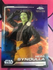 2024 Topps Chrome Star Wars Hera Syndulla Purple Refractor /199