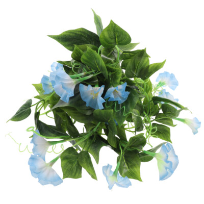 hanging vines for wall Morning Glory Fake Mosaic Faux Vines Outdoor