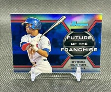 2013 Bowman Draft Future Franchise Mini Blue Refractor /250 Byron Buxton