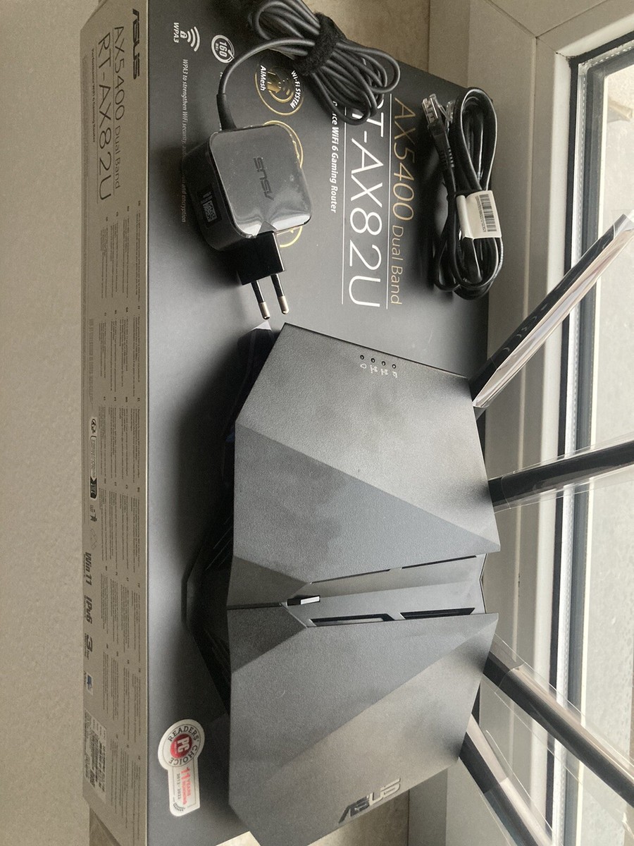ASUS RT-AX82U AX5400 Dual-Band WiFi 6 Gaming Router for sale