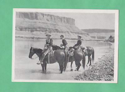 John Wayne   1950   Globo Les Heros Du Far-West  French Film Card..Rare 1/18