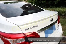 Unpainted Rear Trunk Spoiler Boot Lip Wing Fit for 13-19 Nissan Sentra ABS