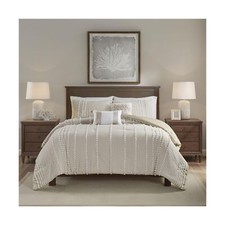 Harbor House 100 Cotton Duvet Set - Trendy Tufted Textured Design, All Seaso...
