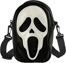 Ghostface Crossbody Purse Crossbody Bag Black White Scream Halloween Gothic