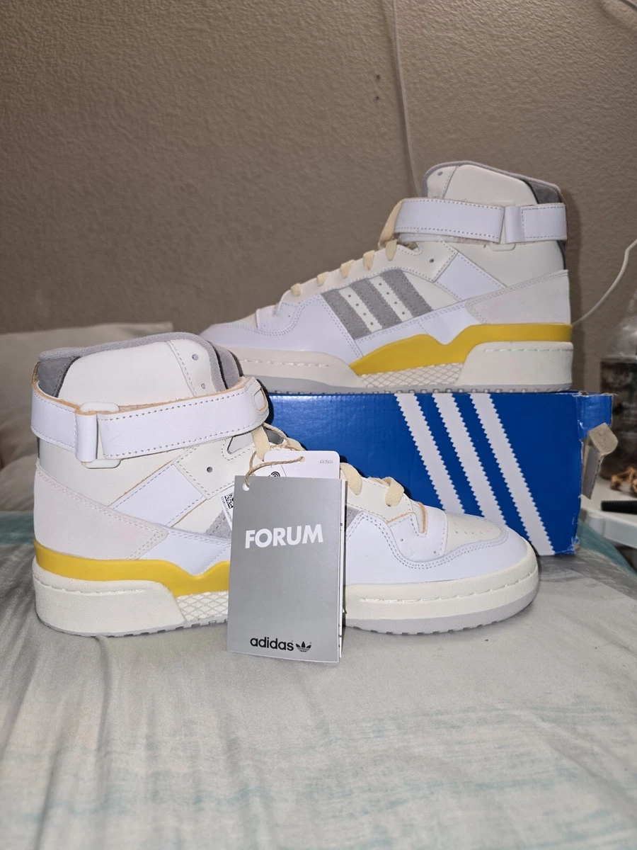 adidas Forum 84 High White Grey Yellow for Sale | Authenticity