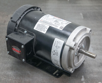 Leeson FX32BK004 Electric Motor 1.5 HP 1725 Rpm 208-230/460 56C 56T17F15954A