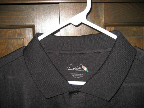 ARNOLD PALMER golf shirt....XL....Black, with stripes....EXCELLENT condition !! - Picture 2 of 4