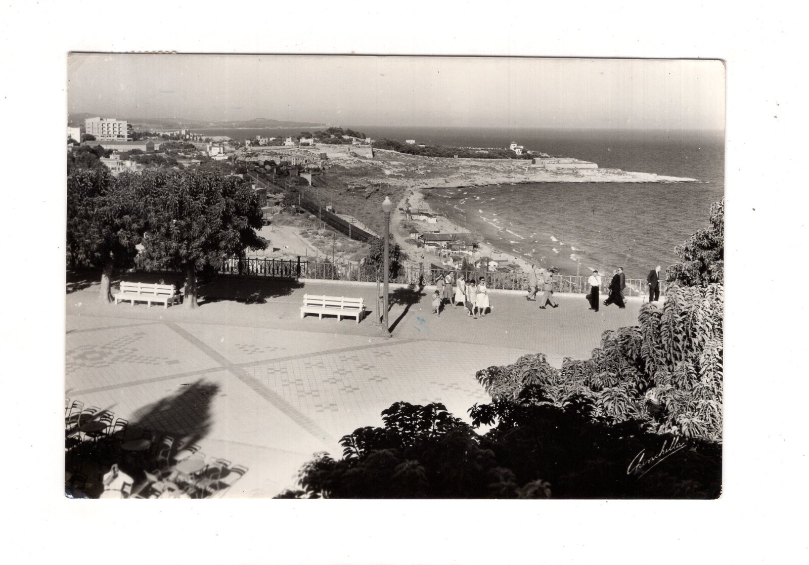 Postal postal Tarragona / Balcon del Mediterraneo y playa / España