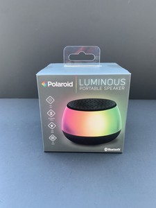 polaroid portable led light speaker