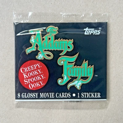 The Addams Family (1991) Trading Cards Booster Topps Vintage Paramount Pictures
