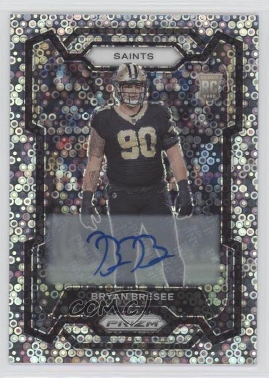 2023 Panini Prizm Rookies No Huddle Prizm Auto Bryan Bresee #372 Rookie Auto RC