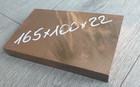 165x100x22 mm 99 % Kupfer Block Vierkant Vollmaterial Platte Wertanlage