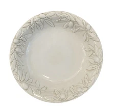 Williams Sonoma Bowl Dish Salad Pasta Serving Tuscan Olive Large Italy Vintage