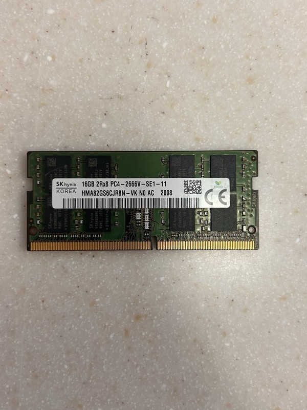 SK hynix 16GB 2Rx8 PC4-2666V-SE1-11 DDR4 RAM Memory