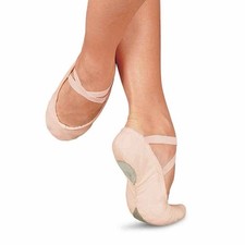 Sansha Pro1C Women 9M fits 8M Light Pink Canvas Split Sole Ballet Slipper