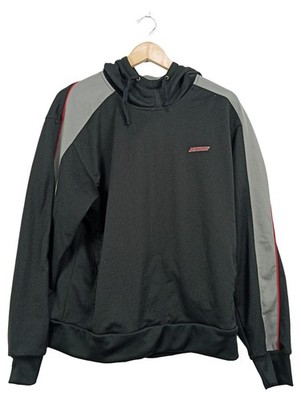 Lotto Kapuzenpullover Herren Gr. M Schwarz Grau Hoodie Sportswear