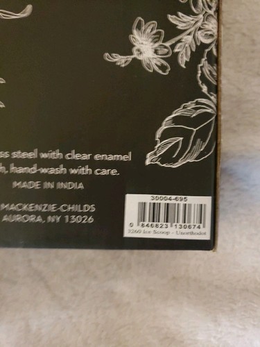 Mackenzie-Childs #3260 Large 11" Ice Scoop Unorthodot Pattern New In The Box - Picture 3 of 5