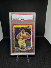 2023-24 Panini Donruss Taylor Hendricks #208 Choice Red /99 PSA 9 Jazz