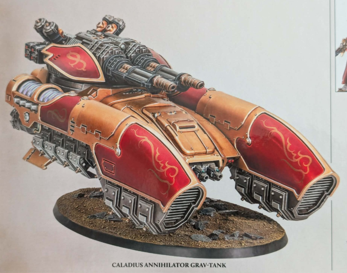 Legion Custodes Battle Group - Caladius Grav Tank - Warhammer 30k