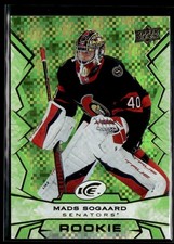 2022-23 Upper Deck Ice Hockey Green #137 Mads Sogaard Rookie RC