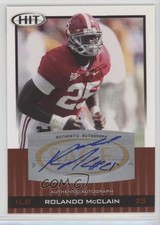 2010 SAGE Hit Auto Rolando McClain #A25 Auto 0af