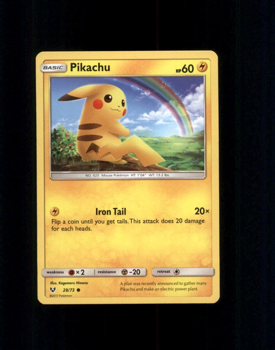 Pikachu Pokémon TCG Shining Legends Individual Collectible Card