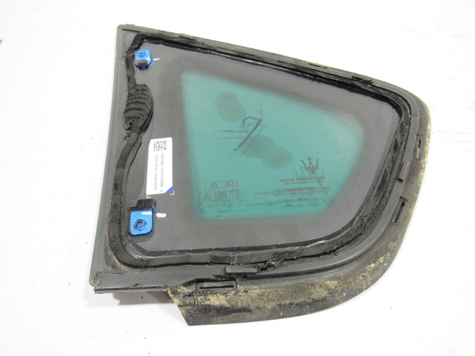Maserati Levante Q4 2017 AWD Rear Right Quarter Panel Glass Window 16-24 #3